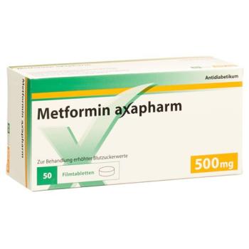Metformin Axapharm Filmtabl 500 mg 50 pcs