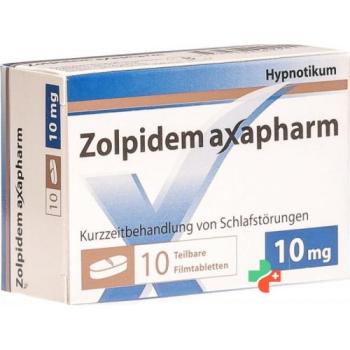 Zolpidem Axapharm Filmtabl 10 mg 10 pcs