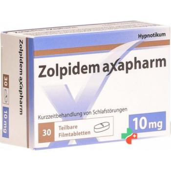 Zolpidem Axapharm Filmtabl 10 mg 30 pcs