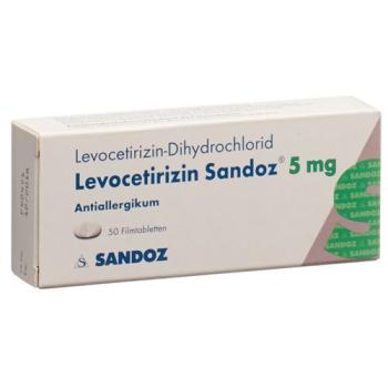 Levocetirizin Sandoz film tablets 5 mg 50 pcs
