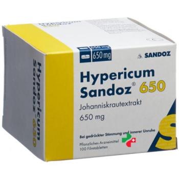 Hypericum Sandoz Filmtabletten 650mg 100 Stück