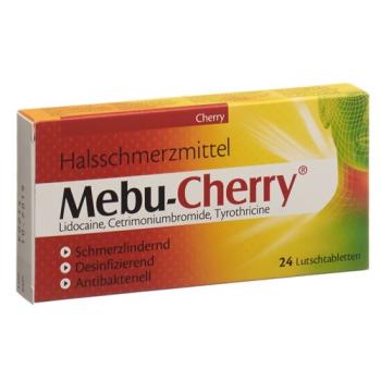 Mebu-cherry lozenges 24 pcs