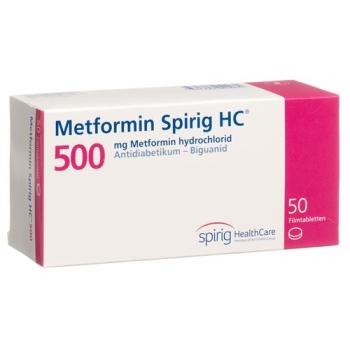 Metformin Spirig HC Filmtabl 500 mg 50 pcs