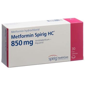 Metformin Spirig HC Filmtabl 850 mg 30 pcs