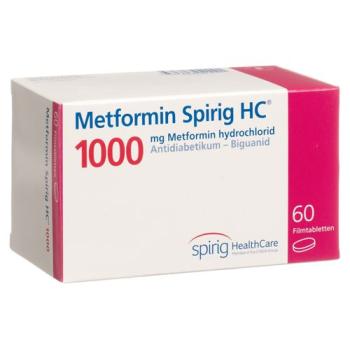 Metformin Spirig HC Filmtabl 1000 mg 120 pcs