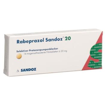 Rabeprazol Sandoz Filmtabl 20 mg 14 pcs