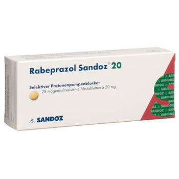 Rabeprazol Sandoz Filmtabl 20 mg 28 pcs