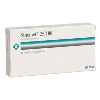 Sinemet 25 mg/100 mg 100 tablets