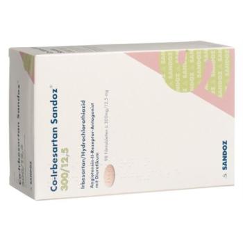 Co-Irbesartan Sandoz film tablets 300/12.5 mg 98 pcs