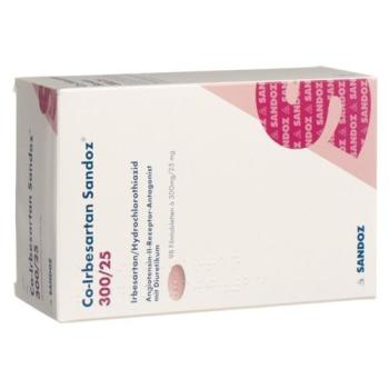 Co-Irbesartan Sandoz film tablets 300/25 mg 98 pcs