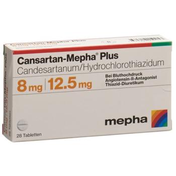 Cansartan-Mepha plus Tabl 8/12.5 98 pcs