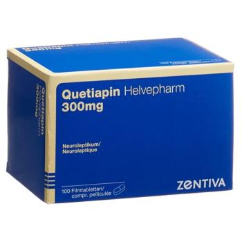 Quetiapin Helvepharm 300 mg 100 filmtablets