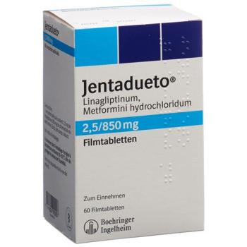 Jentadueto 2.5 mg/850 mg 2 X 90 filmtablets
