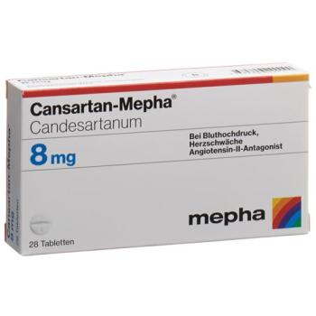 Cansartan-Mepha Tabl 8 mg 28 pcs