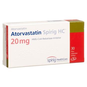 Atorvastatin Spirig HC Filmtabl 20 mg 30 pcs