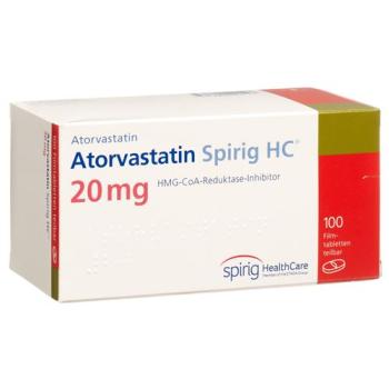 Atorvastatin Spirig HC Filmtabl 20 mg 100 pcs