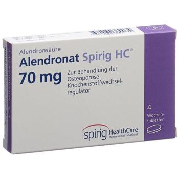 Alendronate Spirig HC weekly tablets 70 mg 4 pcs