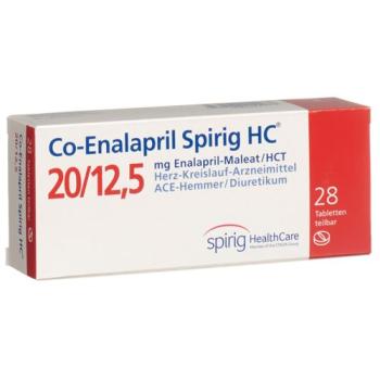 Co-enalapril Spirig HC Tabl 20/12.5 mg 28 pcs