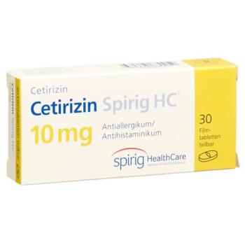 Cetirizine Spirig HC Filmtabl 10 mg 30 pcs