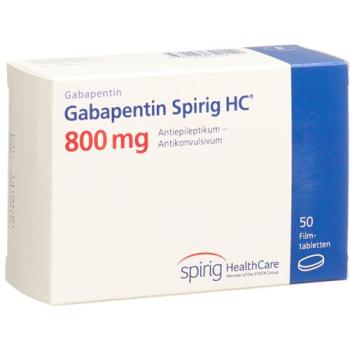 Gabapentin Spirig HC Filmtabl 800 mg 50 pcs