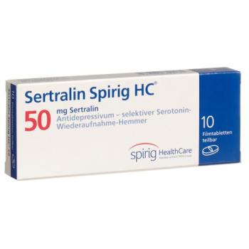 Sertraline Spirig HC Filmtabl 50 mg 10 pcs