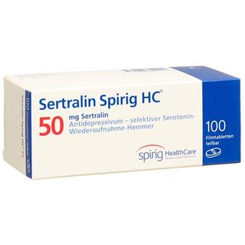 Sertraline Spirig HC Filmtabl 50 mg 100 pcs
