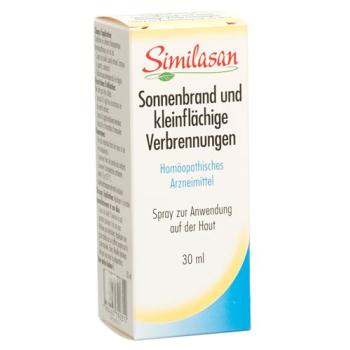 Similasan sunburn and small burns spray 30 m
