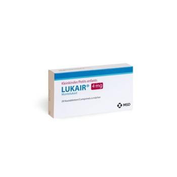 Lukair Kautabl 4 mg 28 pcs
