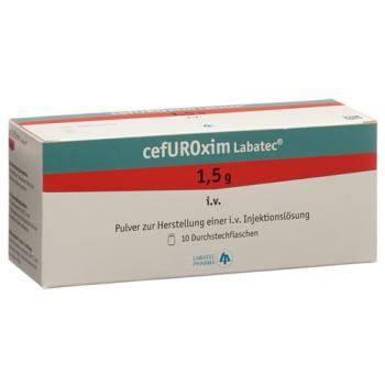 Cefuroxime Labatec dry sub 1.5 g i.v. Penetration 10 pcs