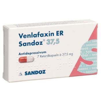 Venlafaxine ER Sandoz Ret Kaps 37.5 mg 7 pcs