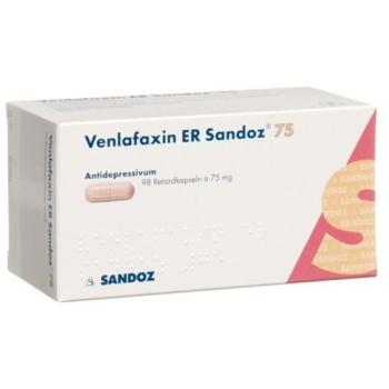 Venlafaxine ER Sandoz Ret Kaps 75 mg 98 pcs