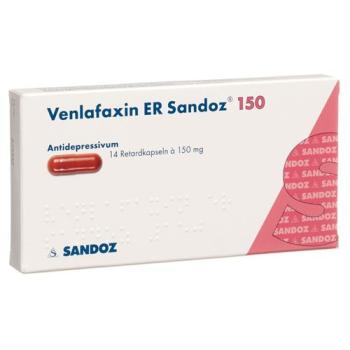 Venlafaxine ER Sandoz Ret Kaps 150 mg 14 pcs