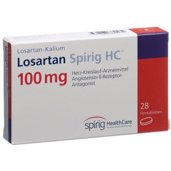 Losartan Spirig HC film tablets 100 mg 98 pcs