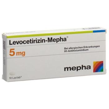 Levocetirizine-Mepha Lactab 5 mg 10 pcs