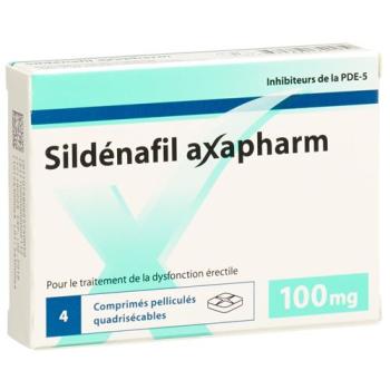 Sildenafil Axapharm Filmtabl 100 mg 4 pcs