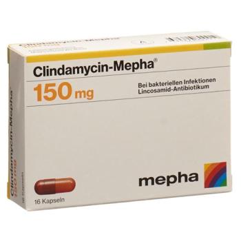 Clindamycin-Mepha Kaps 150 mg 16 pcs