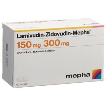 Lamivudin-Zidovudin-Mepha 150/300 mg 60 Lactabs