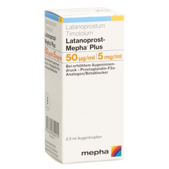 Latanoprost Mepha plus Gtt Opht Fl 2.5 ml