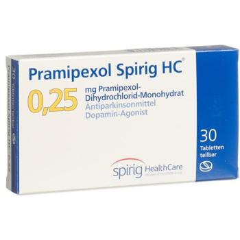 Pramipexol Spirig 0.25 mg 30 tablets