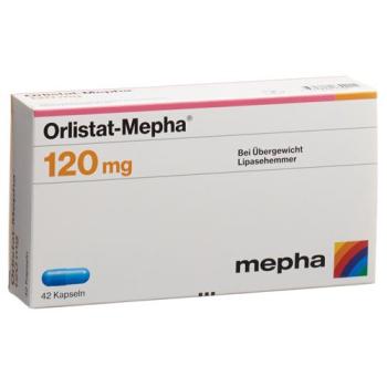 Orlistat-Mepha Kaps 120 mg 42 pcs