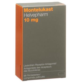 Montelukast Helvepharm Filmtabl 10 mg 98 pcs
