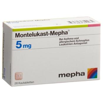 Montelukast-Mepha Kautabl 5 mg 98 pcs