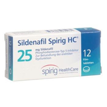Sildenafil Spirig HC Filmtabl 25 mg 12 pcs