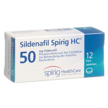 Sildenafil Spirig HC Filmtabl 50 mg 12 pcs