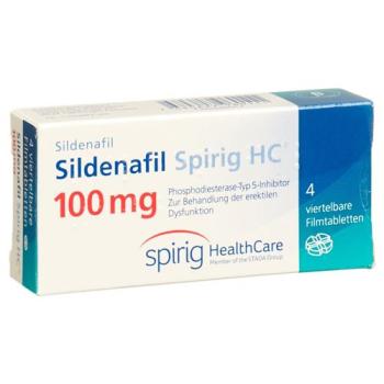 Sildenafil Spirig HC Filmtabl 100 mg 4 pcs