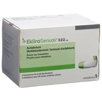 Eklira Genuair Inh Plv 3 x 60 Dos