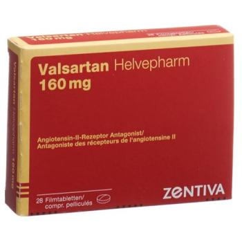 Valsartan Helvepharm Filmtabl 160 mg 28 pcs