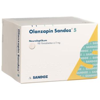 Olanzapine Sandoz film tablets 5 mg 98 pcs