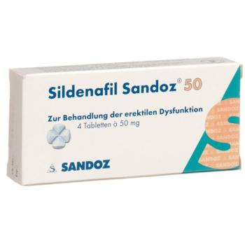 Sildenafil Sandoz Tabl 50 mg 4 pcs