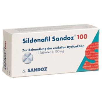 Sildenafil Sandoz Tabl 100 mg 12 pcs